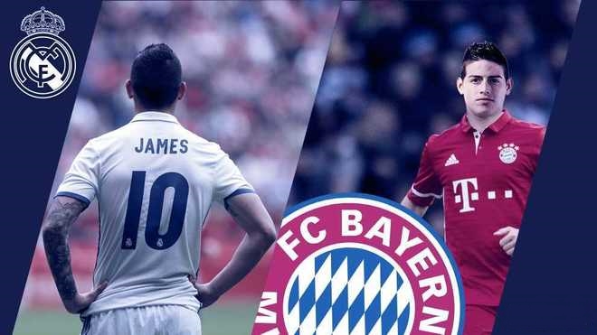 James Rodriguez và những cầu thủ từng khoác áo cả Bayern và Real