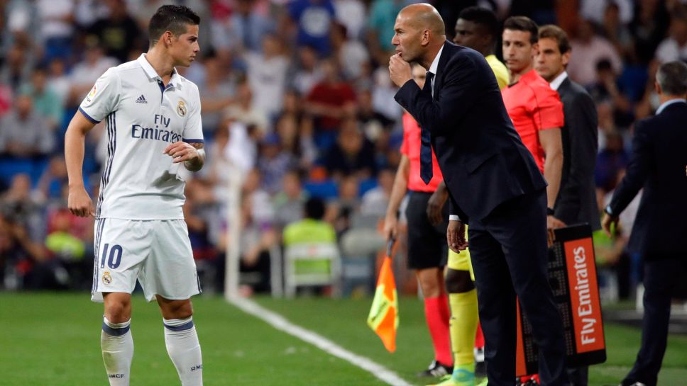 Zinedine Zidane: "Tôi không hề muốn James Rodriguez đến Bayern Munich"