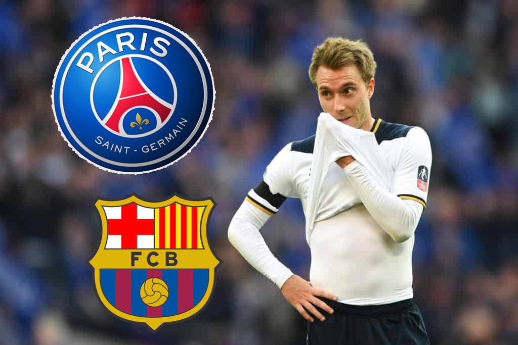 Ảnh bài viết PSG quyết "phá bĩnh" Barca vụ Eriksen