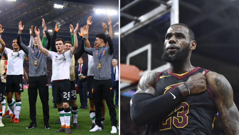 Ảnh bài viết King LeBron kiếm lời hàng chục triệu đô nhờ Liverpool vào chung kết Champions League
