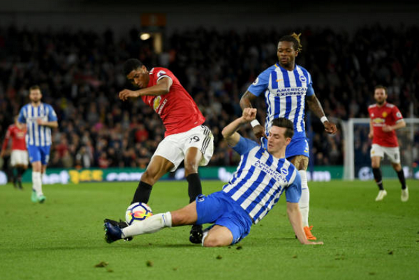 5 điểm nhấn Brighton 1-0 Man United: Nhớ Lukaku; Goal-line lên tiếng