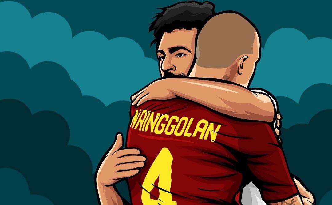 Salah được xưng vương khi đăng ảnh vỗ về 'trai hư' của AS Roma