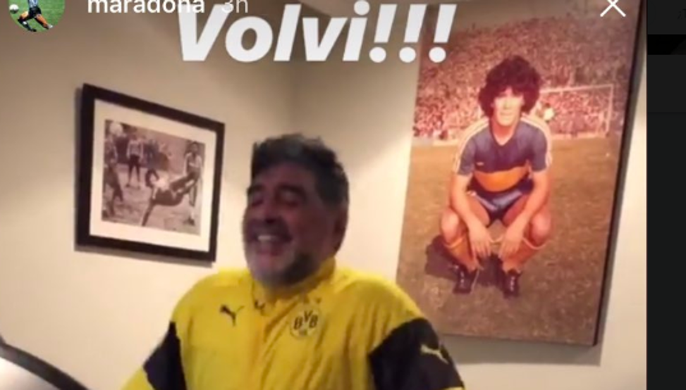 Ảnh bài viết Tiết lộ bến đỗ mới của Maradona?