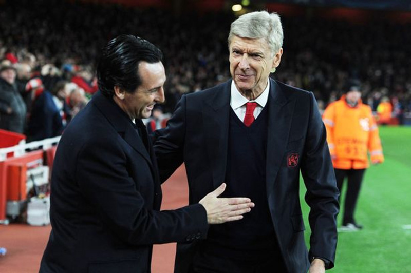 HLV U.Emery và A.Wenger đổi ghế?