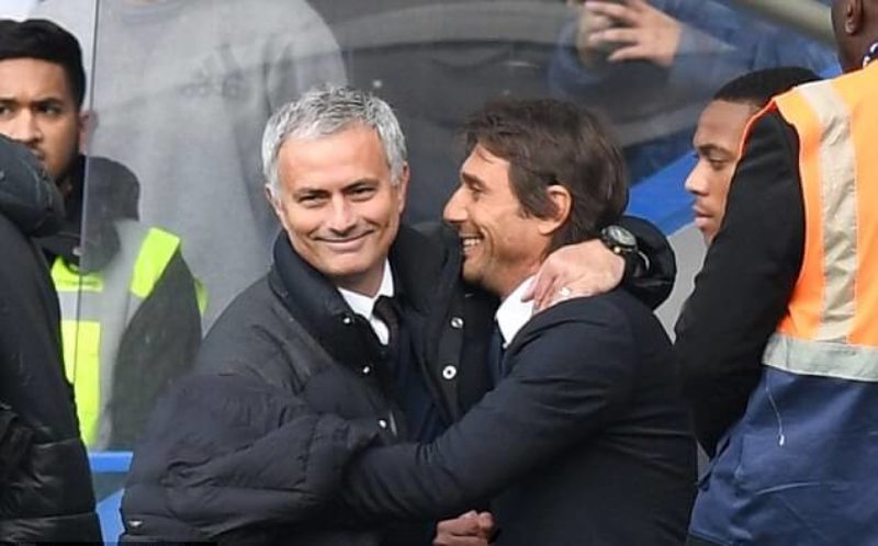 Conte đã "xóa tan hận thù" với Mourinho