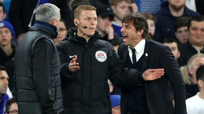 Thiên tình sử "võ mồm" giữa Mourinho và Conte 