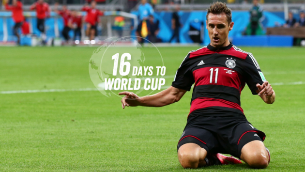 ĐẾM NGƯỢC 16 ngày World Cup: Miroslav Klose và kỉ lục vĩ đại