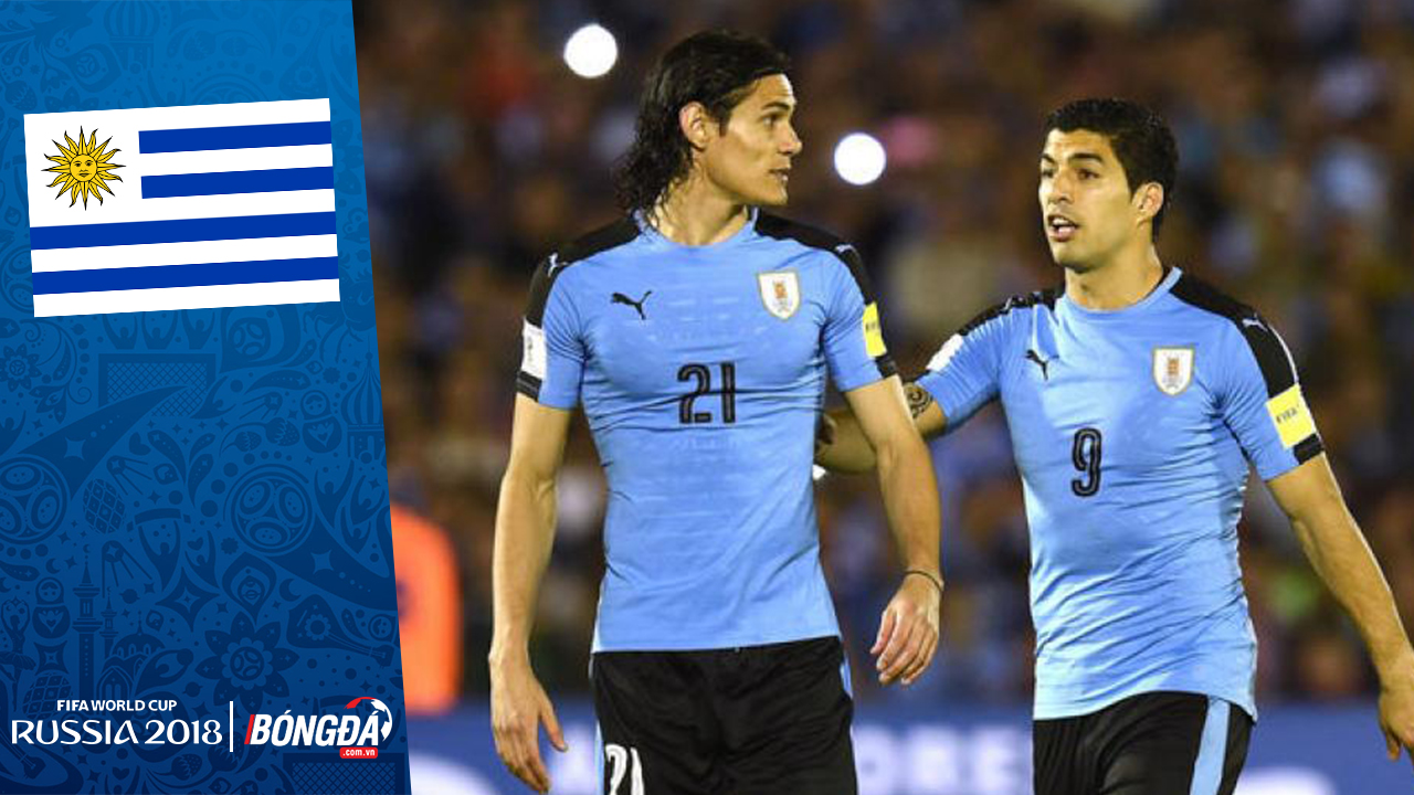 Đội hình ĐT Uruguay tham dự World Cup 2018 