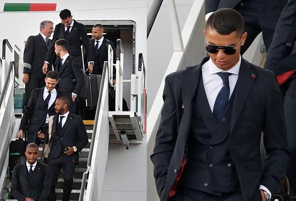 Ronaldo dẫn đầu đoàn quân Bồ Đào Nha đã có mặt ở Nga