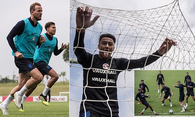 Lingard, Kane sung sức trong buổi tập cuối của tuyển Anh trước giờ G