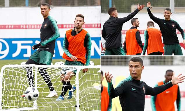 Ronaldo ghi bàn ngay khi đặt chân đến nước Nga