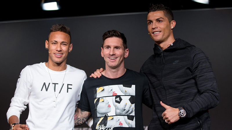 Ảnh bài viết Messi, Ronaldo, Neymar 'phiên bản lỗi' xuất hiện cùng nhau