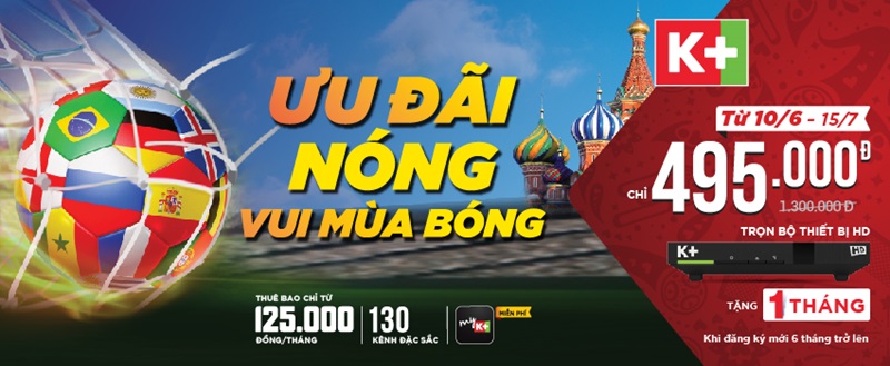 Xem trực tiếp World Cup 2018 trên kênh nào mãn nhãn? 