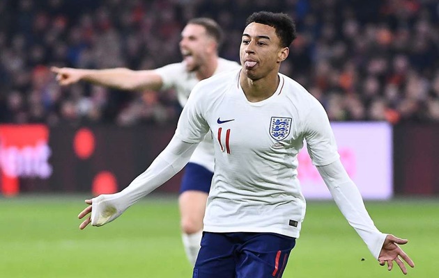 Southgate: "Jesse Lingard cần thêm thời gian"