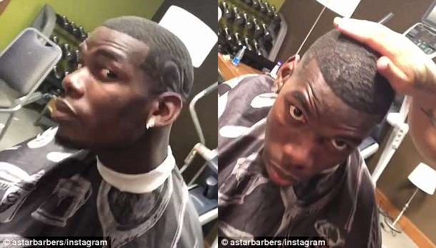 Chưa bỏ thói quen, Pogba lại cắt tóc trước giờ bóng lăn