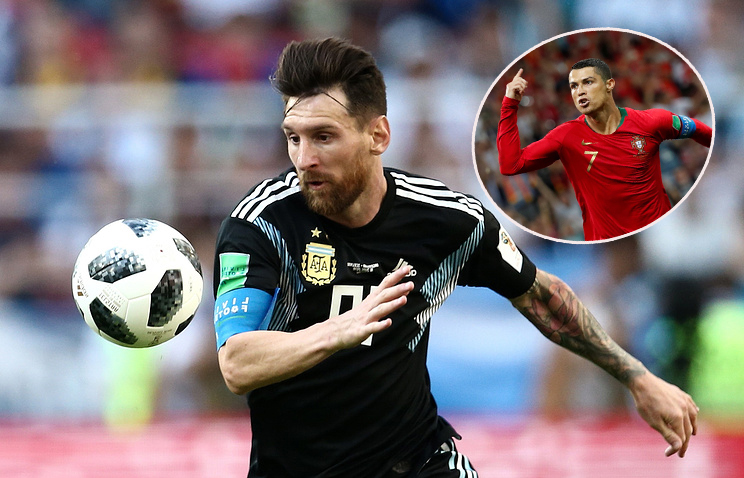 Ảnh bài viết Không phải Maradona, Messi đang phải chạy theo cái bóng của Ronaldo?