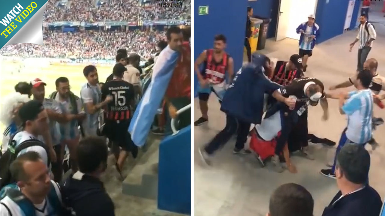 CĐV Argentina đánh hội đồng fan Croatia