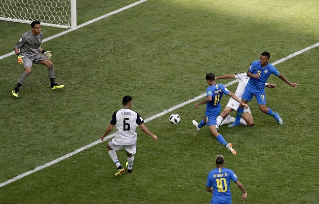 Ảnh bài viết Tỉnh giấc trong 6 phút bù giờ, Brazil tiễn Costa Rica về nước trong cay đắng