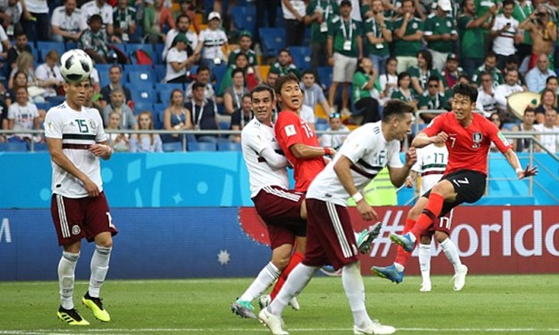 Ảnh bài viết Son Heung Min lập siêu phẩm, Hàn Quốc vẫn trắng tay trước Mexico bản lĩnh