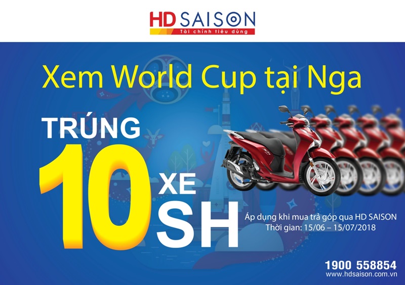 Ảnh bài viết World Cup: Thời điểm vàng mua hàng khuyến mãi với HD SAISON