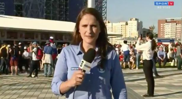 Ảnh bài viết Nữ phóng viên World Cup quát người định hôn mình