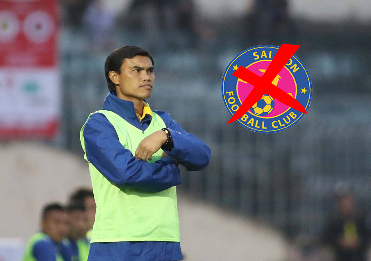 CHÍNH THỨC: HLV Tài Em chia tay Sài Gòn FC