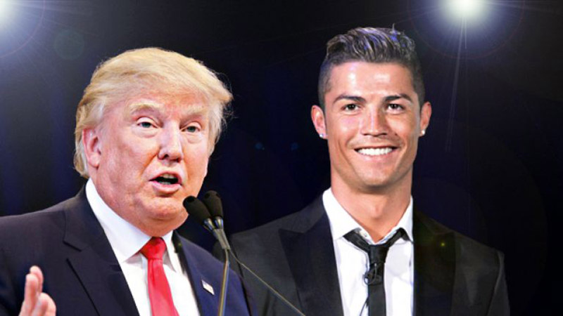 Sốc! Donald Trump khuyên Ronaldo tranh cử tổng thống