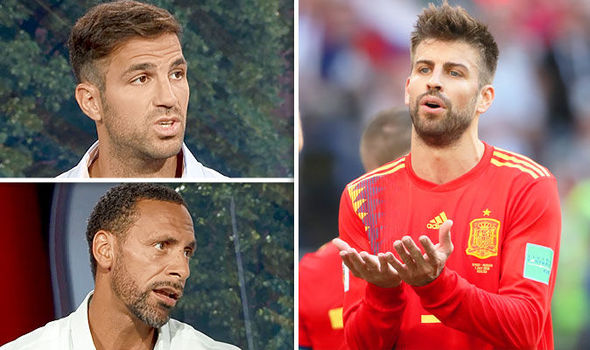 Ferdinand, Fabregas 'cạn lời' với pha bóng ngớ ngẩn của Pique