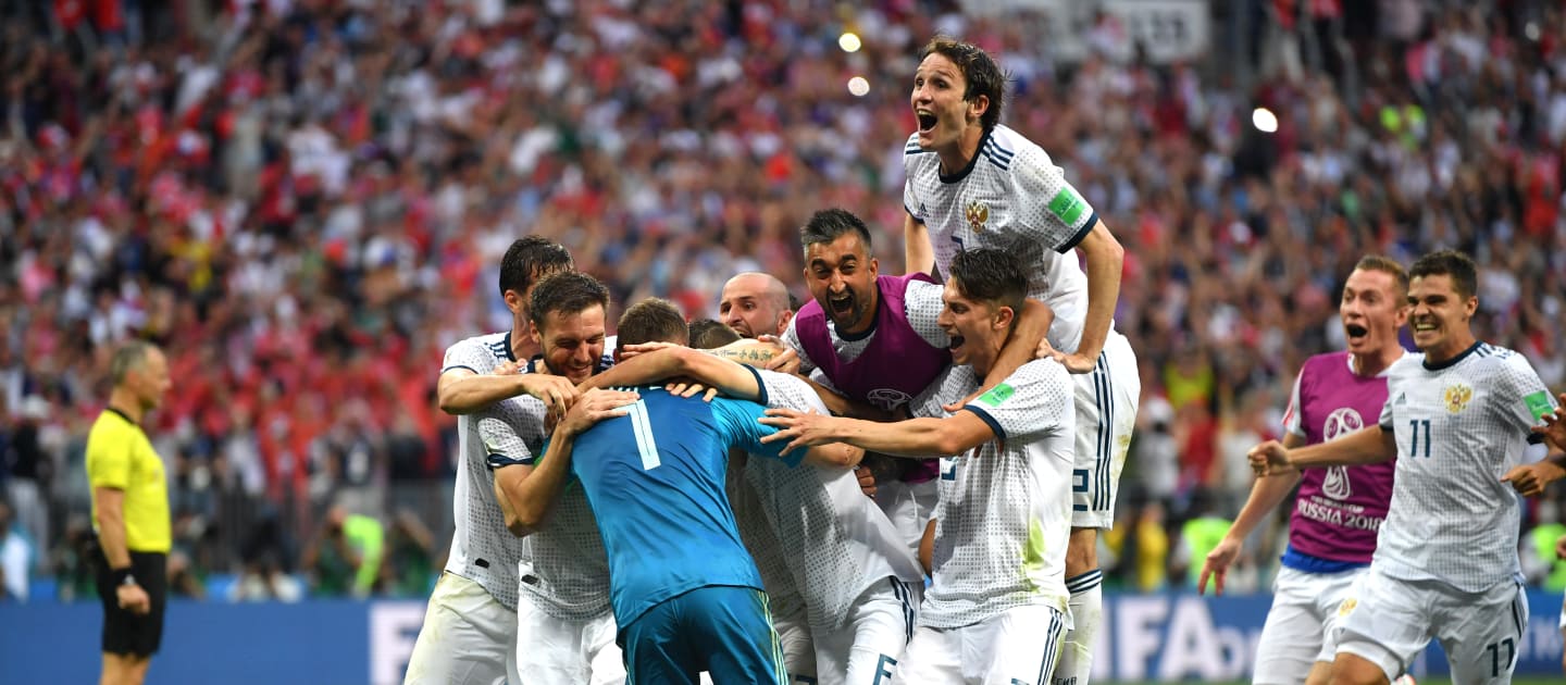 Ảnh bài viết Xuất sắc đánh bại Tây Ban Nha trên chấm 11m, Nga hiên ngang tiến vào tứ kết 