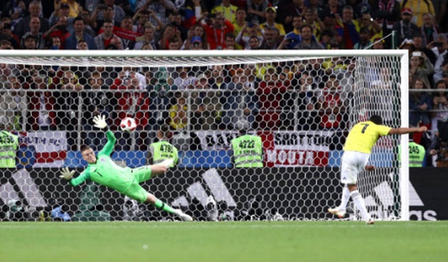 Ảnh bài viết "Người nhện" Pickford tỏa sáng, Anh nghẹt thở hạ Colombia tiến vào tứ kết