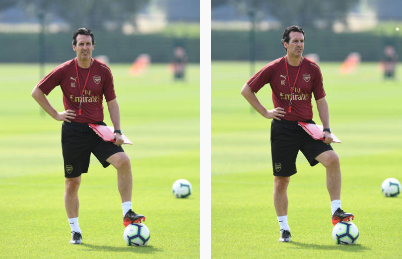 Ảnh bài viết Emery cau có nhìn Pháo Thủ tập 'nhả đạn'