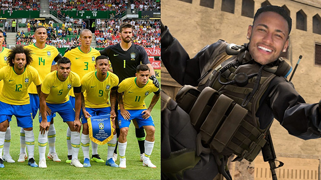 Ảnh bài viết Trước thềm đại chiến tuyển Bỉ, Neymar rủ đồng đội... chơi CS:GO