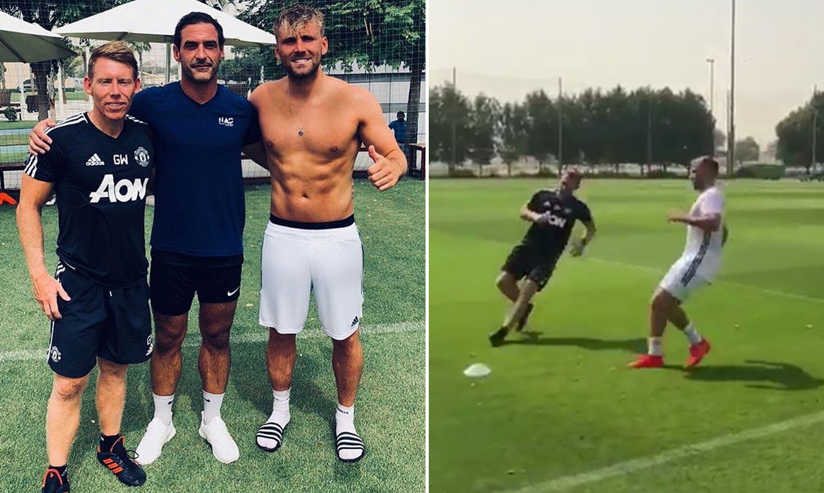 Ảnh bài viết Luke Shaw khoe cơ 6 múi, quyết lấy lại vị trí ở Man Utd