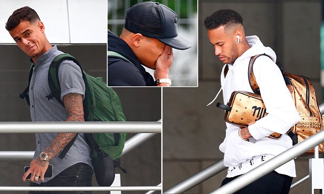 Neymar và dàn sao Brazil lầm lũi rời nước Nga
