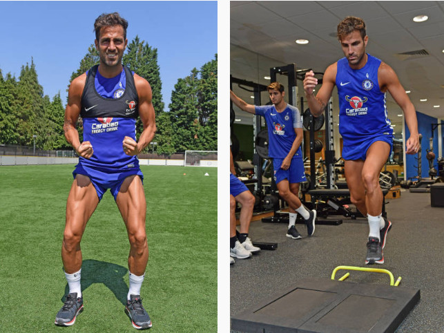 Ảnh bài viết Fabregas tự tin khoe cơ bắp cuồn cuộn trên sân tập Chelsea