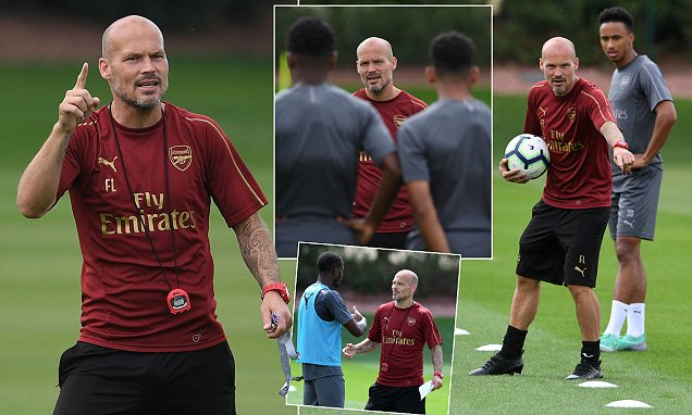 Ảnh bài viết Freddie Ljungberg hầm hố trên sân tập Arsenal
