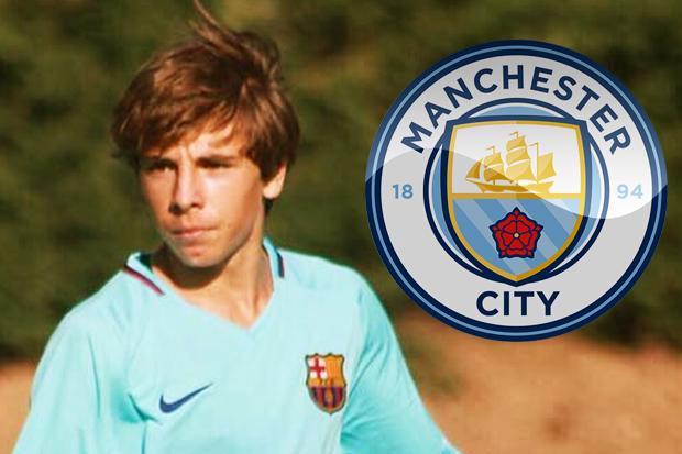 Tài năng trẻ dứt áo rời Barca, gia nhập Man City