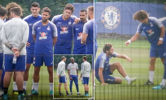 Ảnh bài viết Buổi tập đầu của Chelsea sau khi sa thải Conte