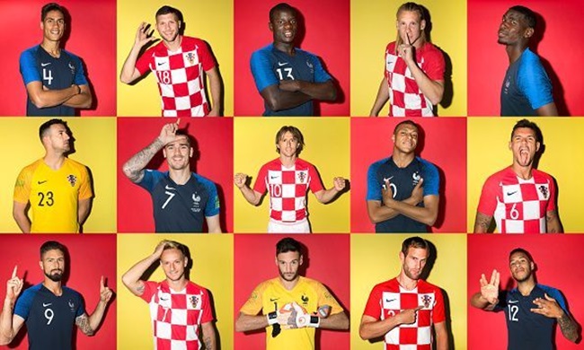 Đội hình kết hợp Pháp - Croatia: Mandzukic đánh bại Giroud