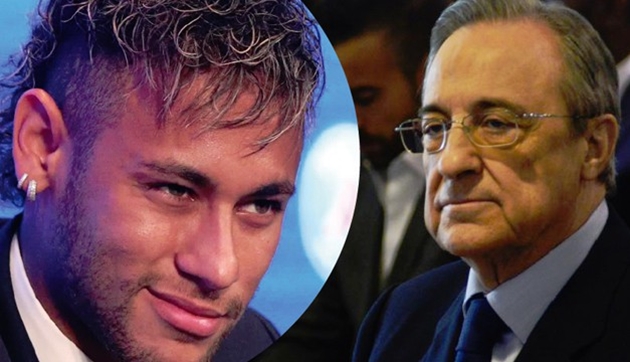 'Florentino Perez bị ám ảnh bởi Neymar'