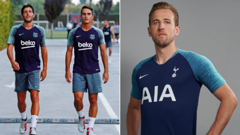 Cạn ý tưởng, Tottenham tung áo đấu giống y đúc áo tập Barcelona
