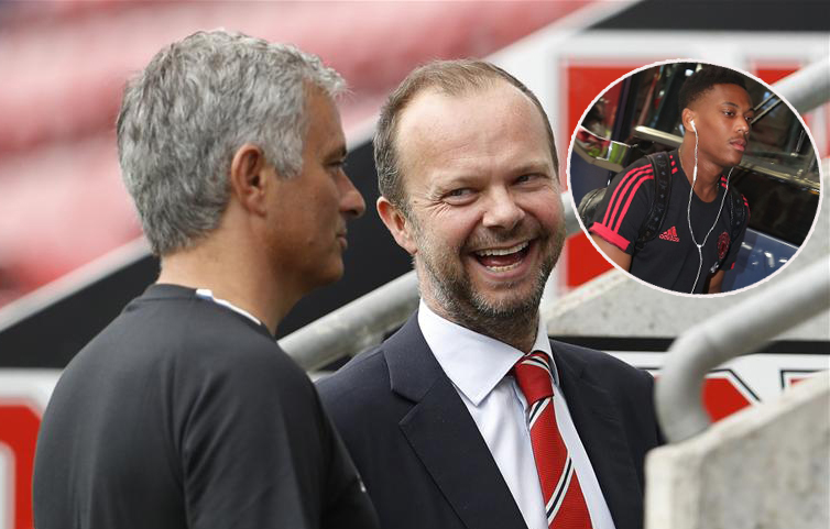 Ảnh bài viết Martial dở chứng, Ed Woodward ra chỉ thị khẩn cho Mourinho