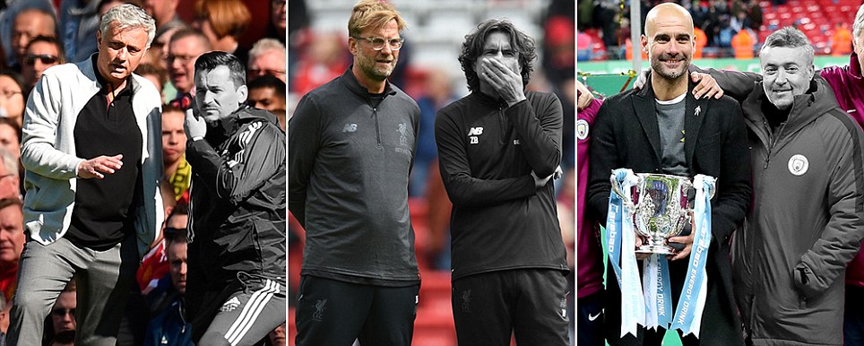 Không hẹn mà gặp, cả Pep, Mourinho & Klopp cùng lúc mất 'đi cánh tay phải'