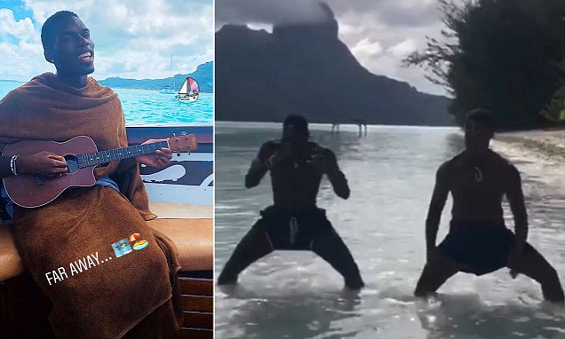 Ảnh bài viết Pogba tranh thủ quẩy cực sung trước khi trở lại Man United