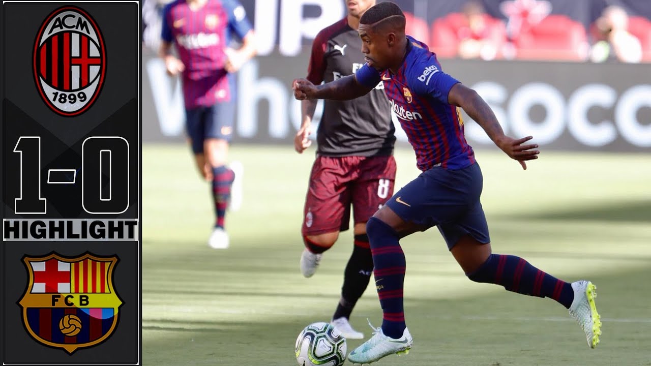 Highlights: AC Milan 1-0 Barcelona (ICC 2018)