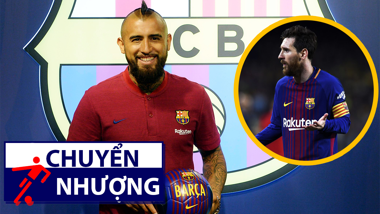 Bản tin chuyển nhượng 6/8 | Vidal đếm từng giờ để được sát cánh bên Messi