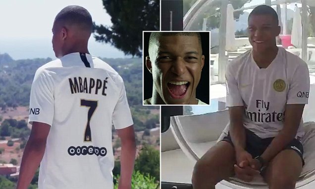 Ảnh bài viết Khoe áo số 7, Mbappe làm lu mờ Neymar trong ngày PSG hội quân
