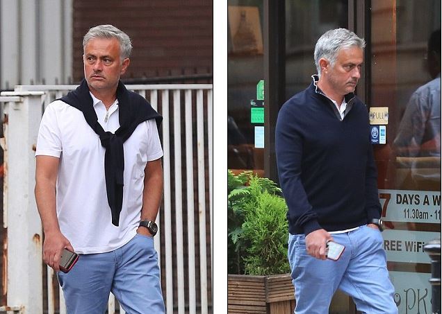 Ảnh bài viết HLV Mourinho căng thẳng thấy rõ trước giờ G