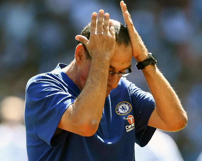Ảnh bài viết Thắng chật vật, Sarri phát biểu 'nản chí' về khả năng của Chelsea
