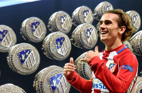 Mừng siêu cúp châu Âu, Griezmann chi tiền làm nhẫn tặng đồng đội